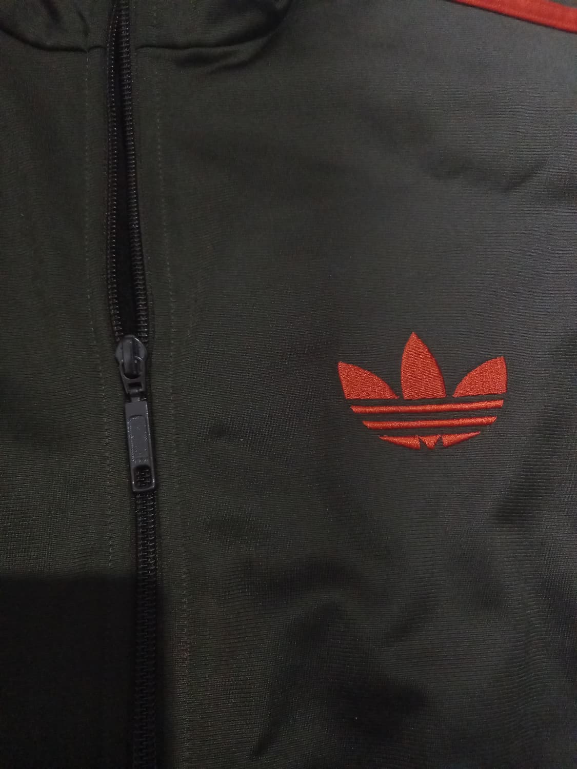 아디다스 파이어버드 브라운 오렌지 트랙탑 저지 져지집업 100/L 상품이미지3