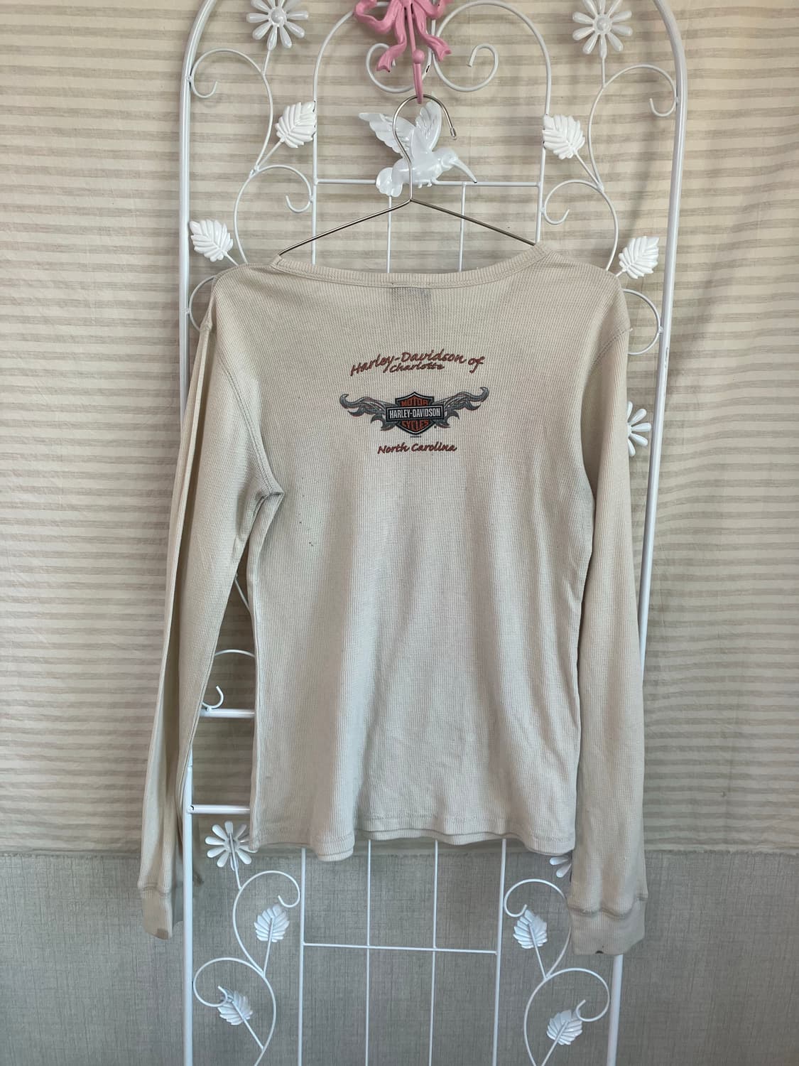 빈티지 할리 데이비슨 올드스쿨 니트 긴팔 y2k 스트릿 갸루 펑키 상품이미지2