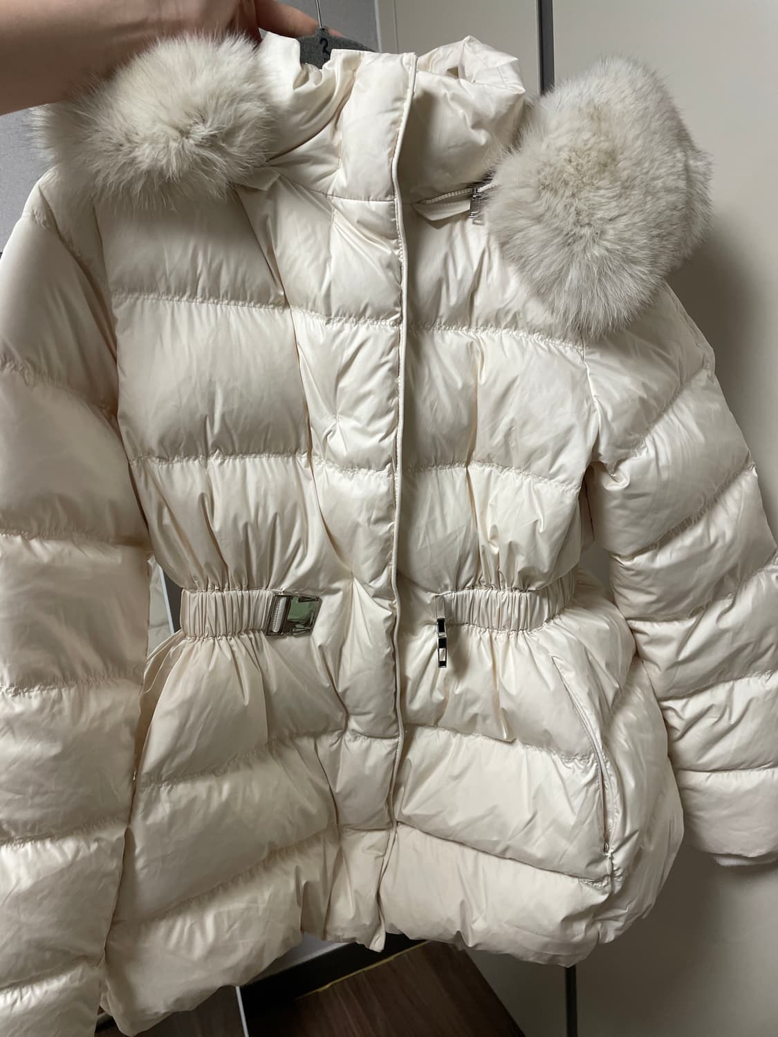 더블제이 덕다운 폭스퍼 패딩 상품이미지1