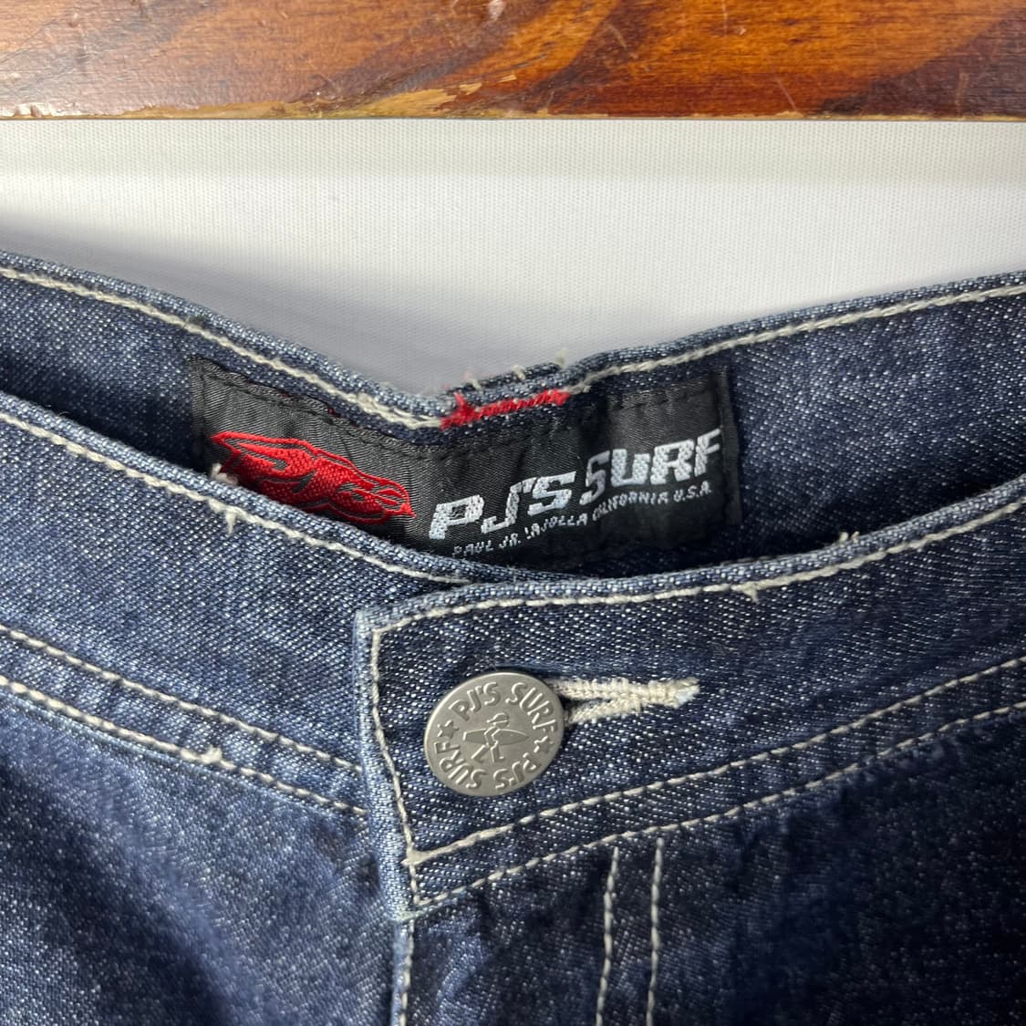 [PJ'S Surf] 올드스쿨 워싱 카고 데님팬츠 상품이미지4