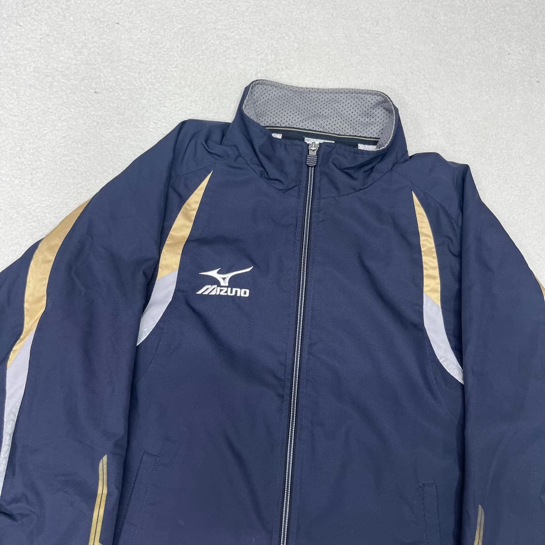 Mizuno navy wind break jacket 상품이미지5