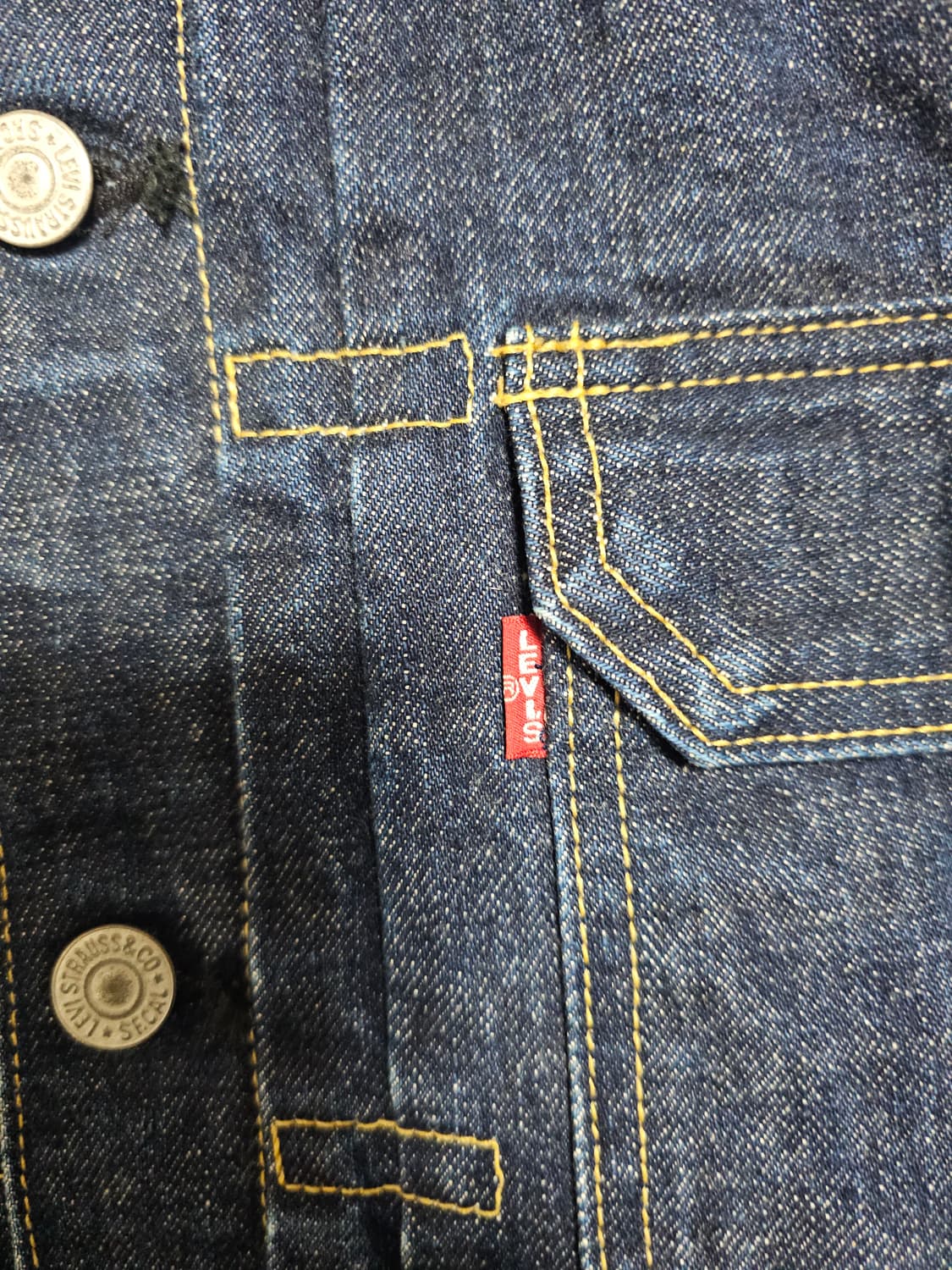 1998 LVC 71507XX 2세대 데님자켓 빅 E 셀비지 리바이스 상품이미지4