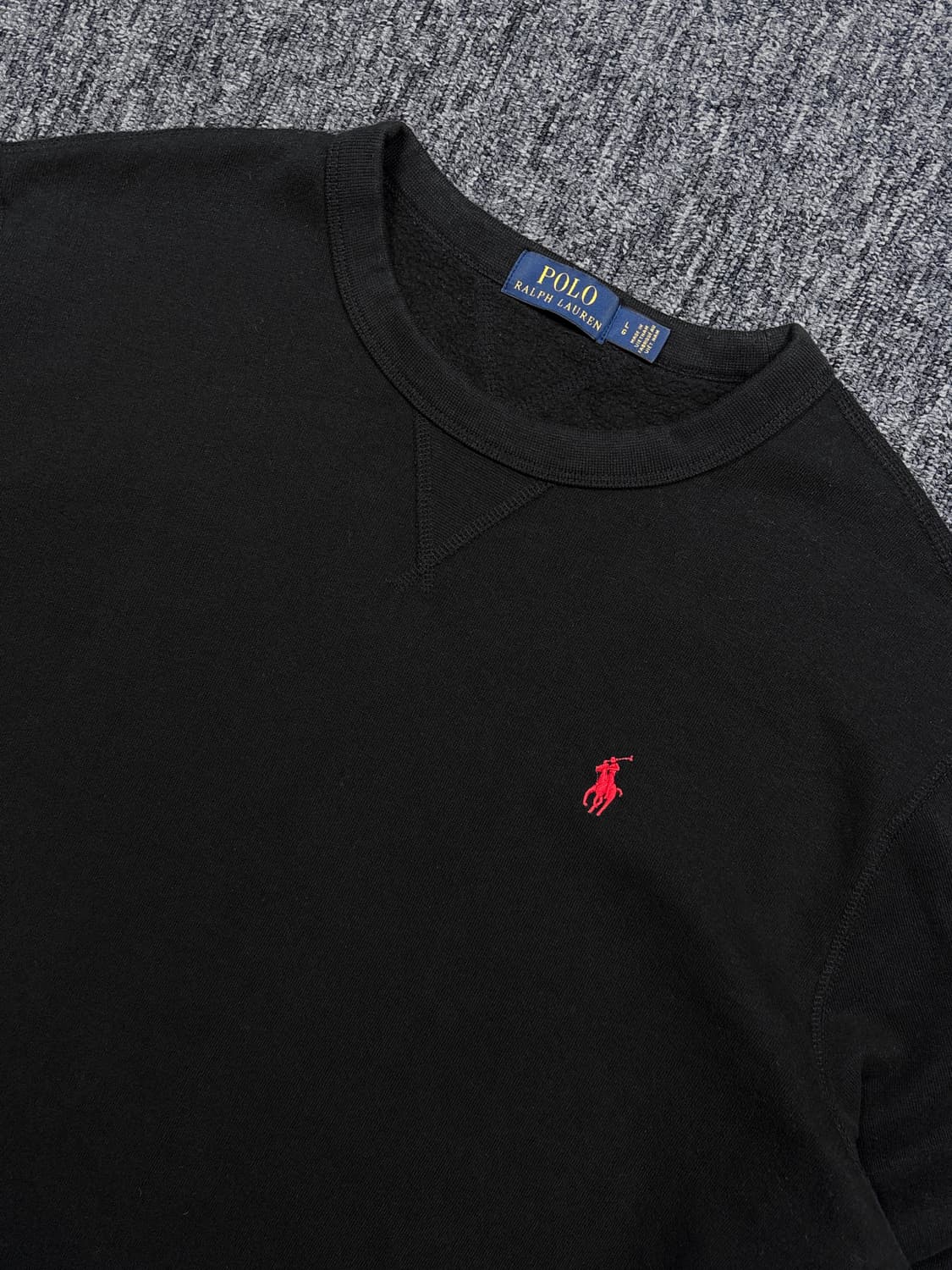 폴로 레드 포니 블랙 맨투맨 상품이미지4