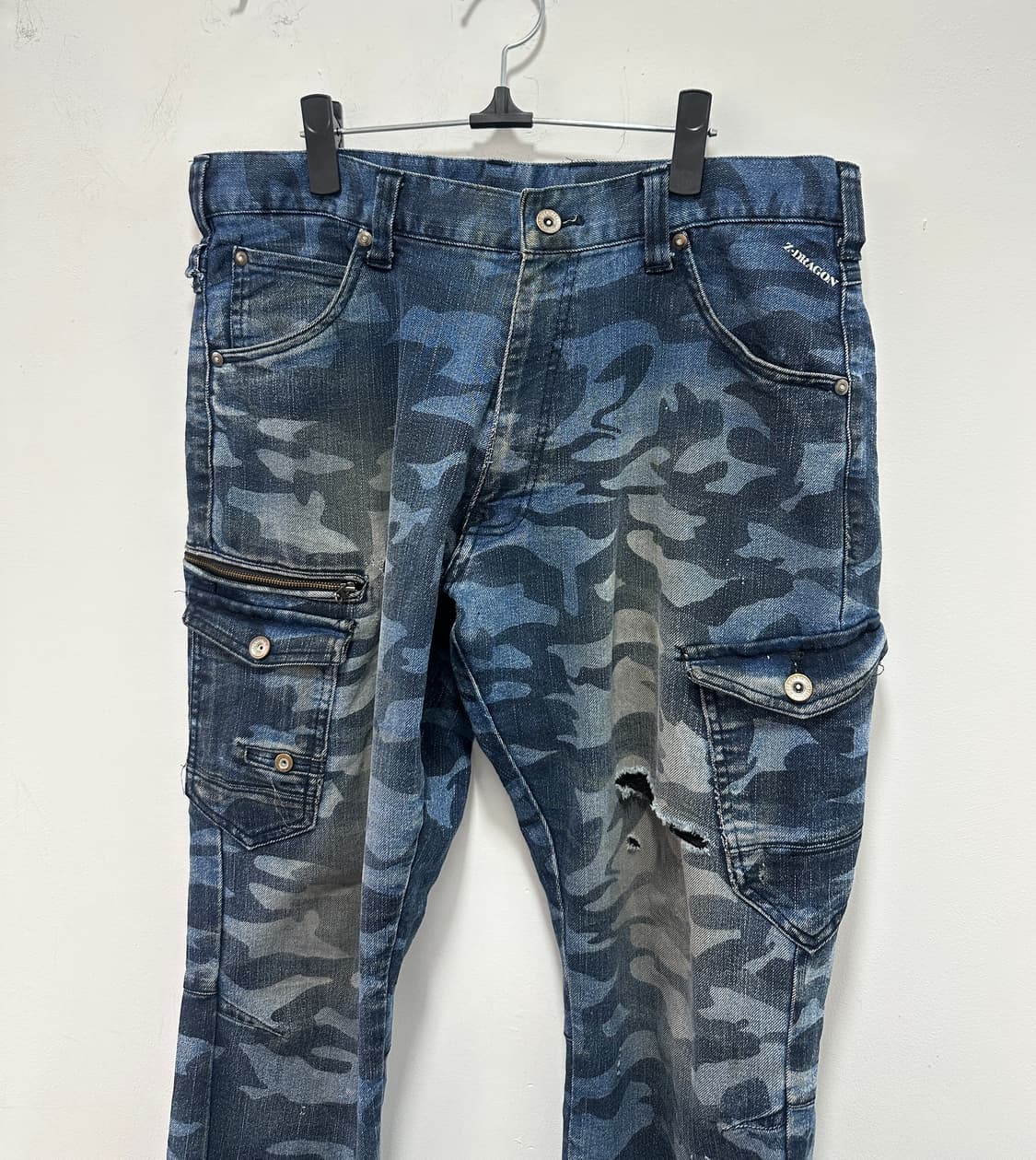 Z dragon camo denim cargo pants  상품이미지7