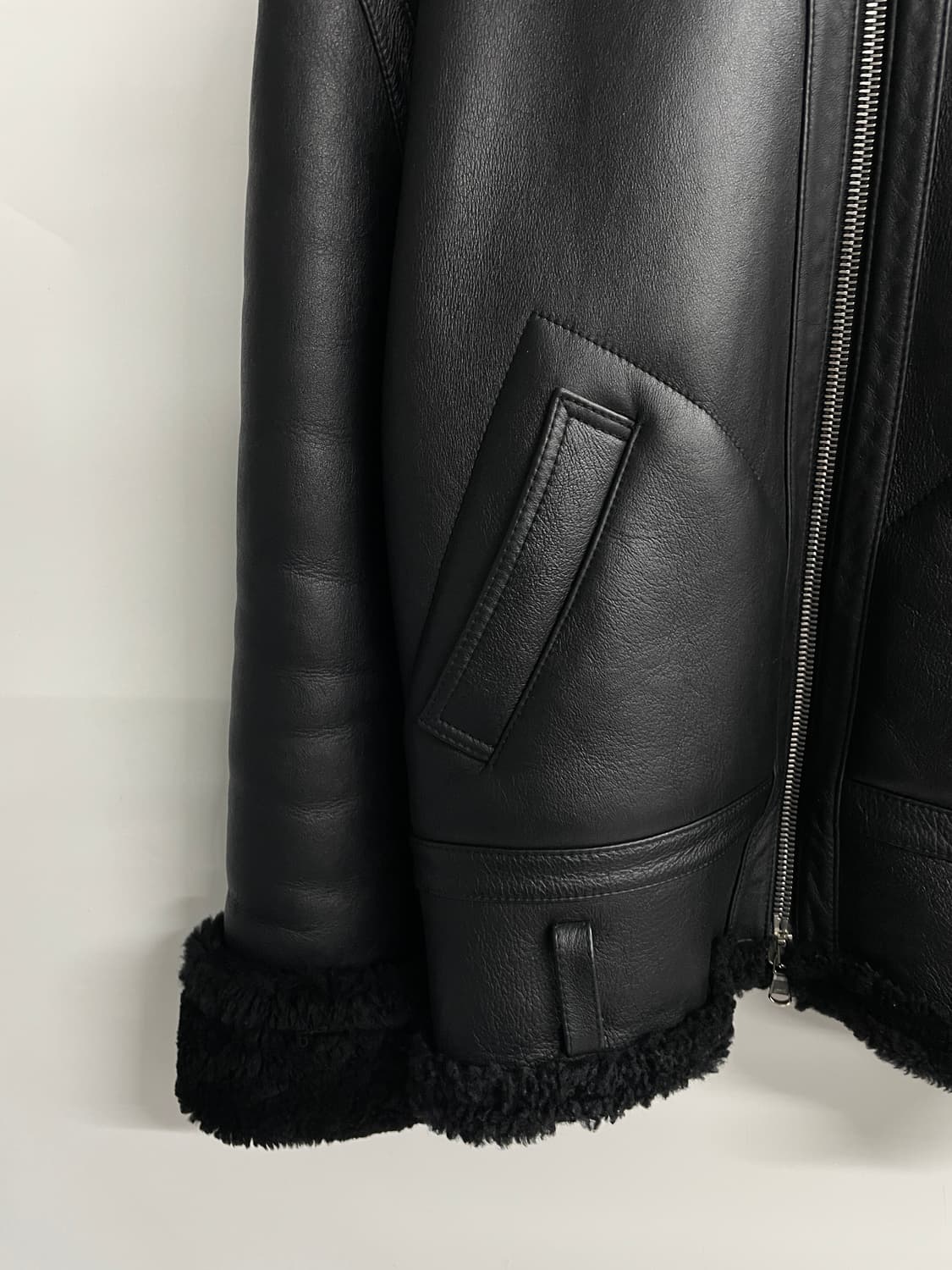 앤더슨벨 리얼양가죽 무스탕 남 M 상품이미지5