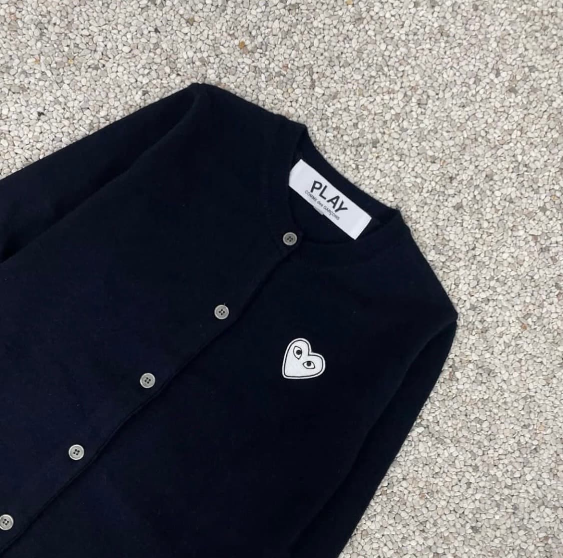 꼼데가르송 라운드 네이비 가디건 s 상품이미지1