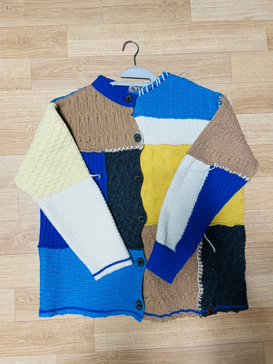 자라 X 아더에러 패치워크 니트 가디건 상품이미지2