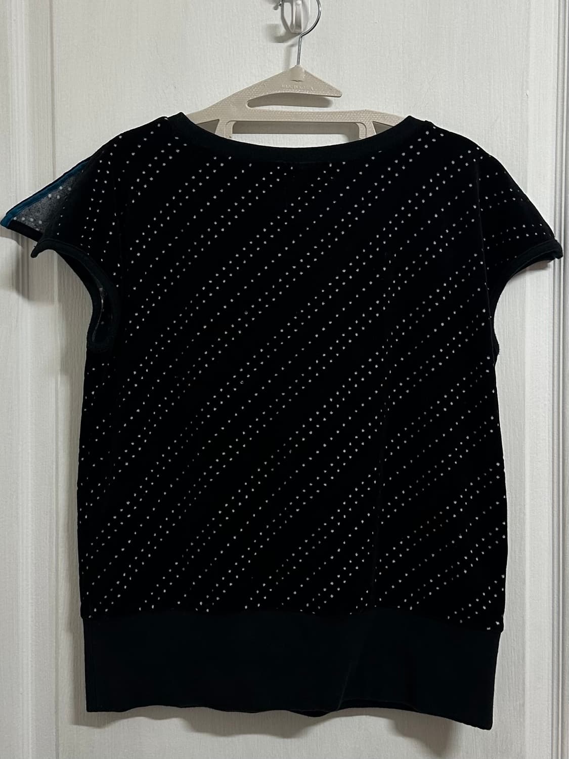 X-girl 엑스걸 벨벳 도트 반팔 도쿄걸 상품이미지2