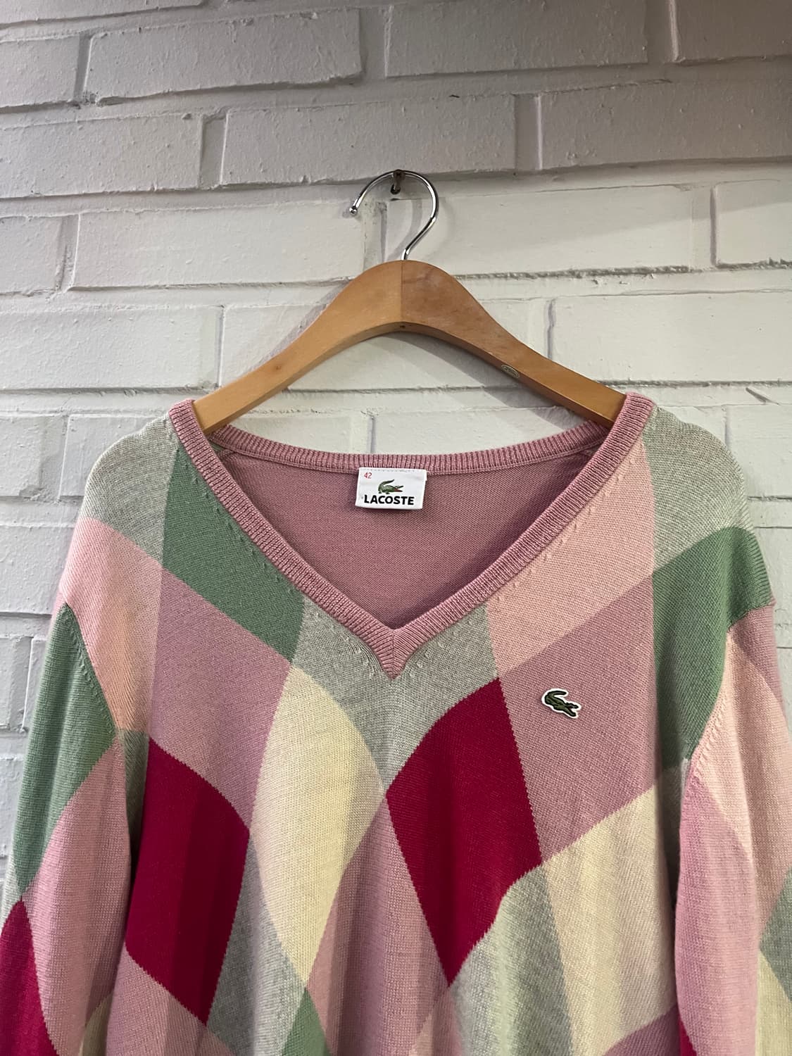 LACOSTE v-neck knit 상품이미지2