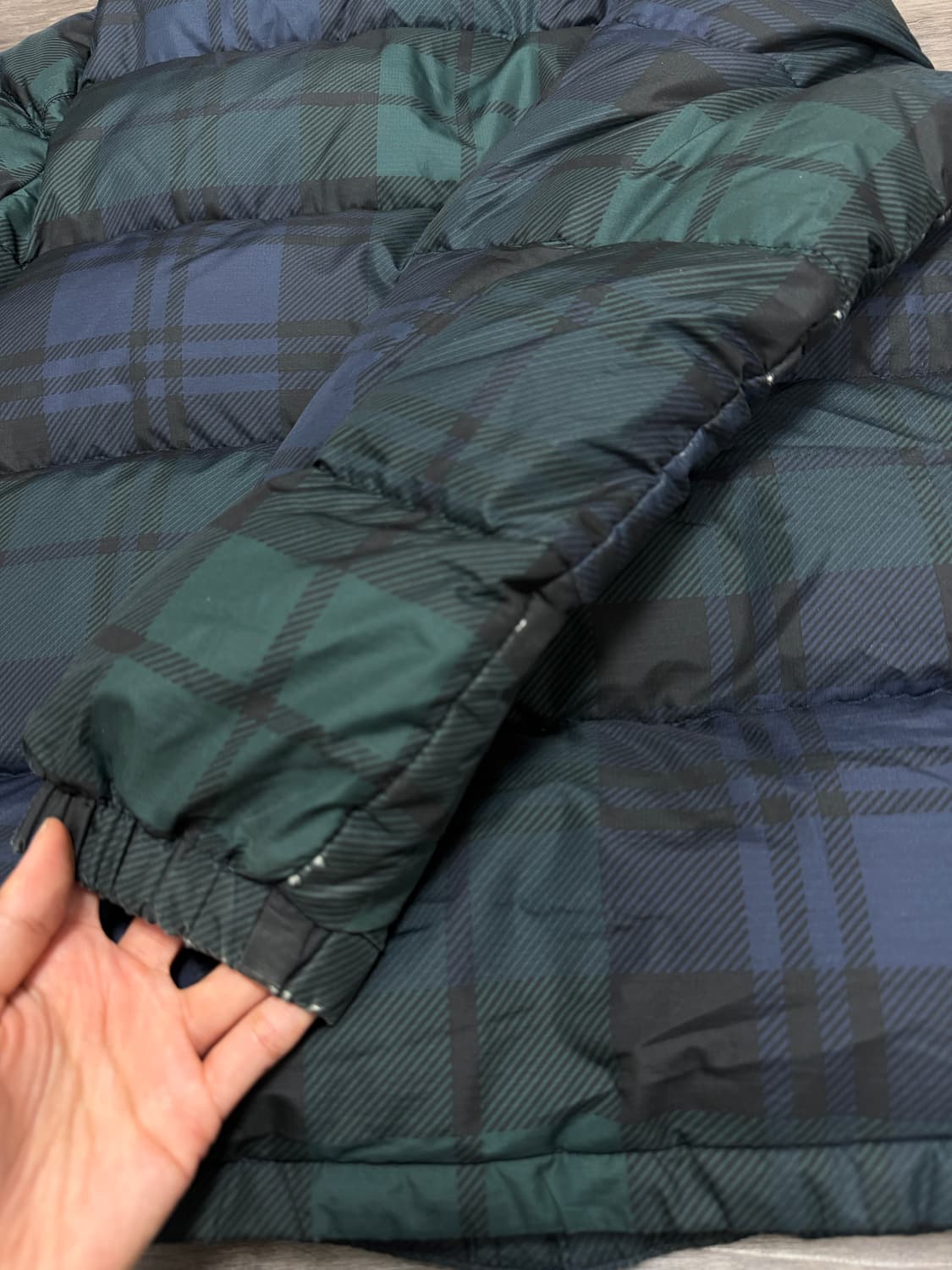 폴로 랄프로렌 체크 패딩 (woman xl) 상품이미지5