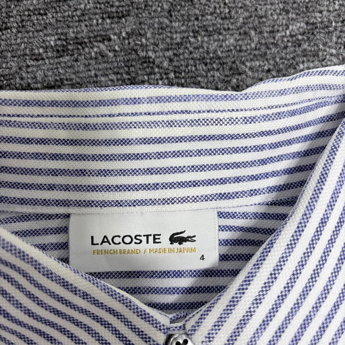 라코스테 스트라이프 셔츠 상품이미지5