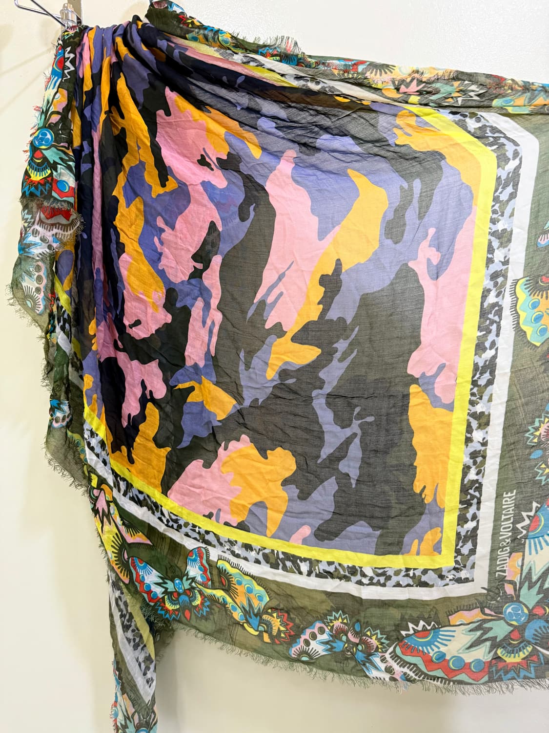 쟈딕앤볼테르 카모츨라주 스카프 정품 상품이미지2