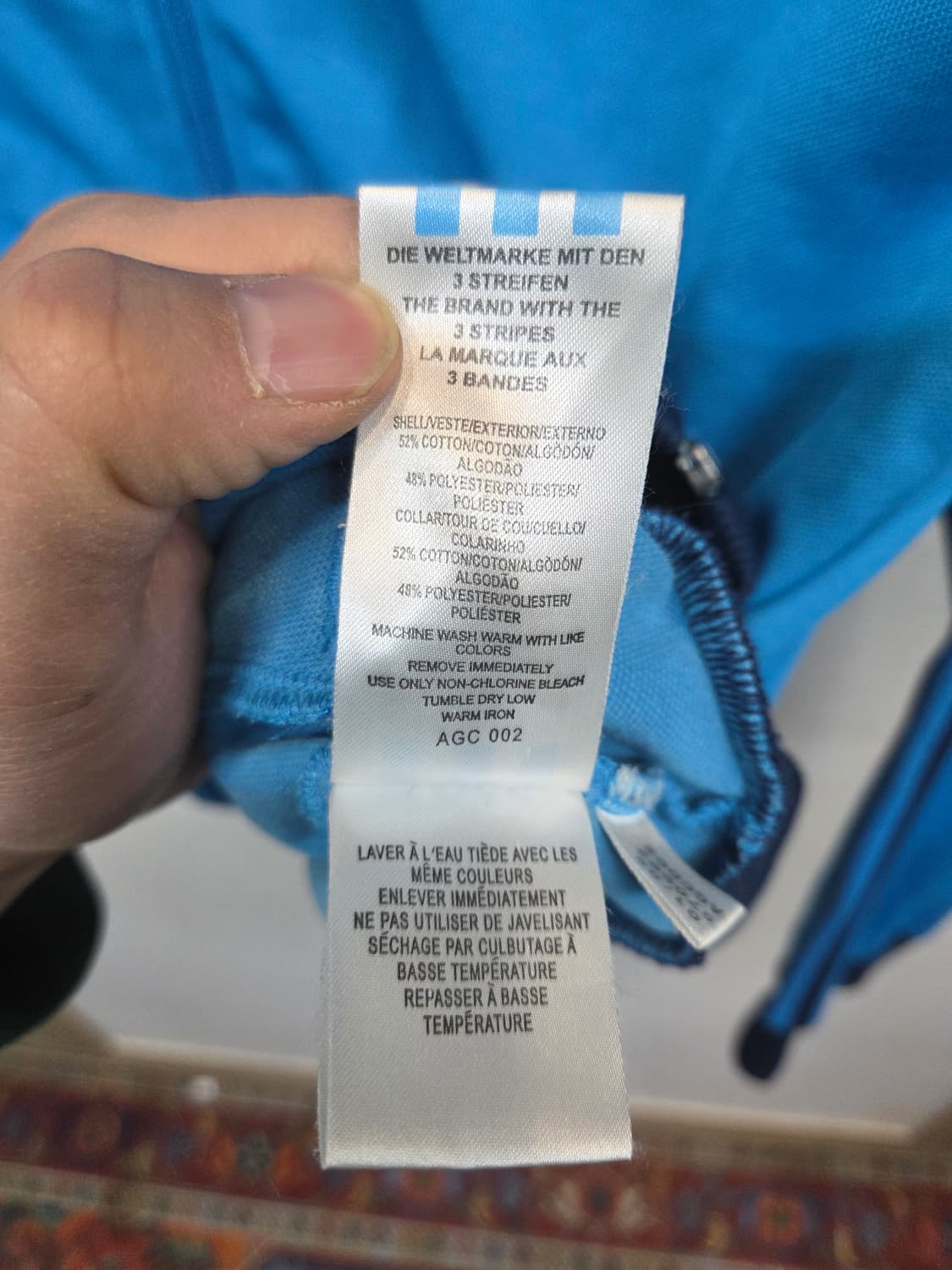 아디다스 올드스쿨 베켄바우어 트랙탑 져지 블루 m 상품이미지5