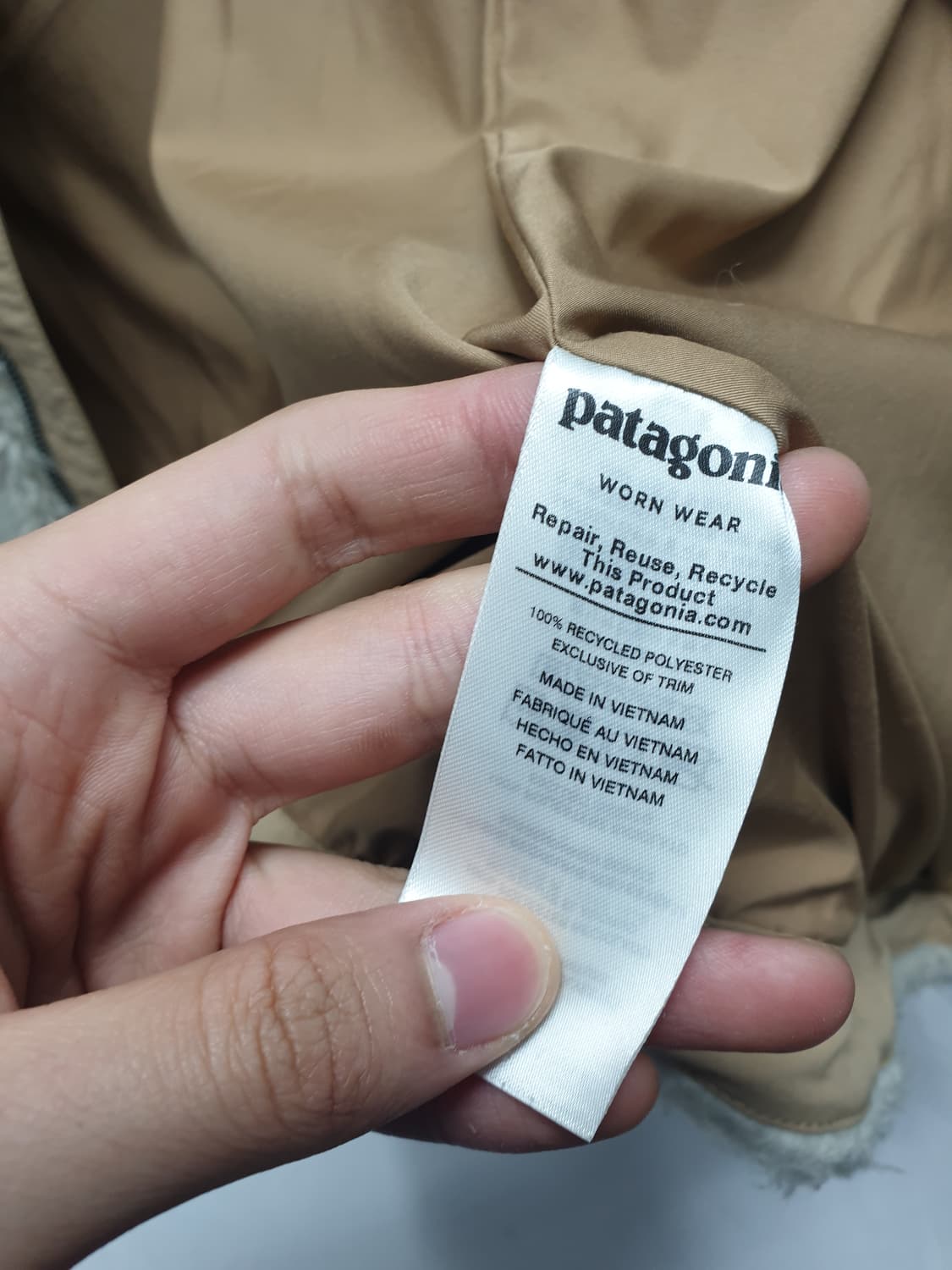 파타고니아 레트로 파일 후드자켓 베이지 S 상품이미지8