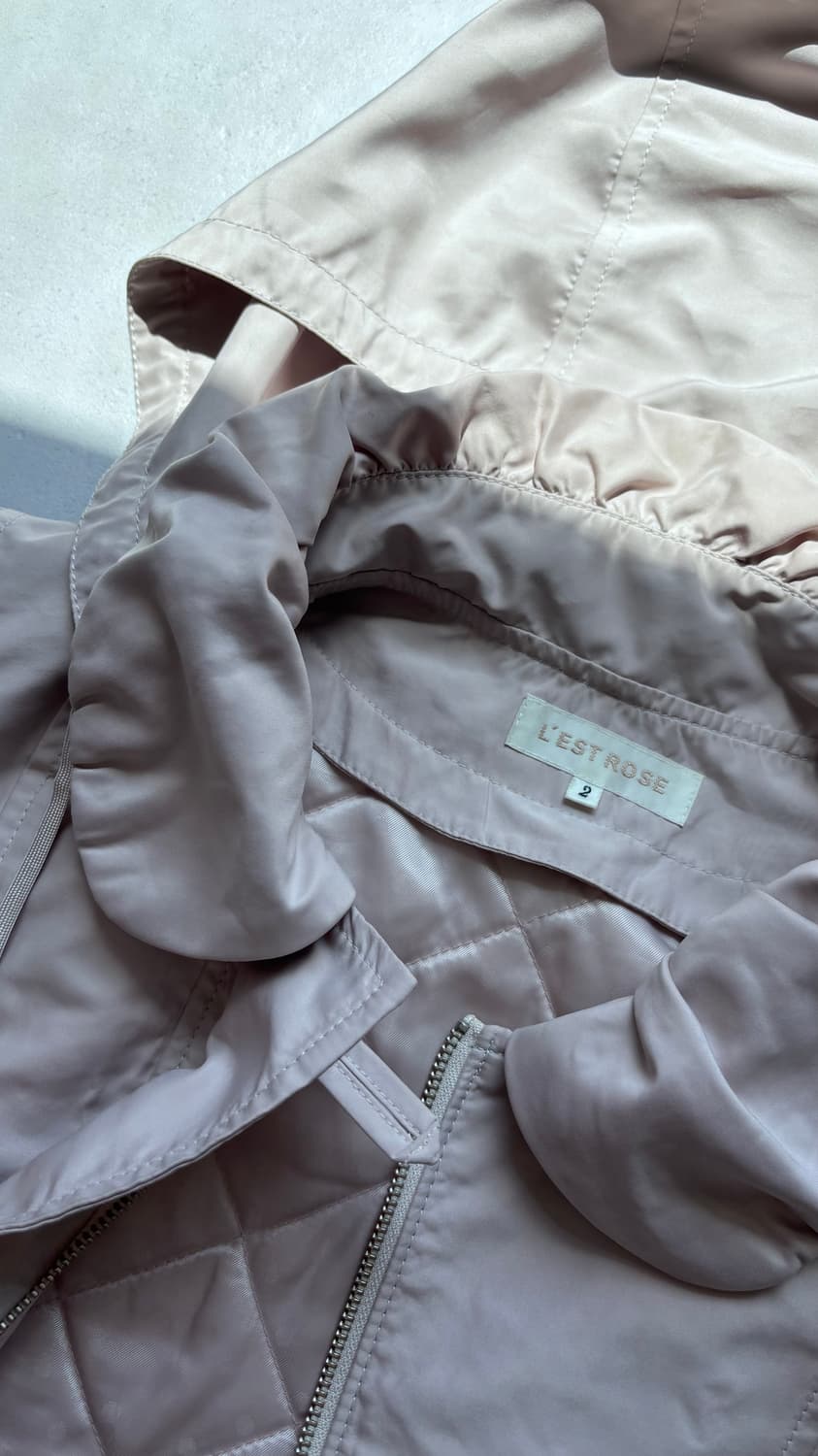 레스트 로즈) 더스티 로즈핑크 레이스 아우터 상품이미지3