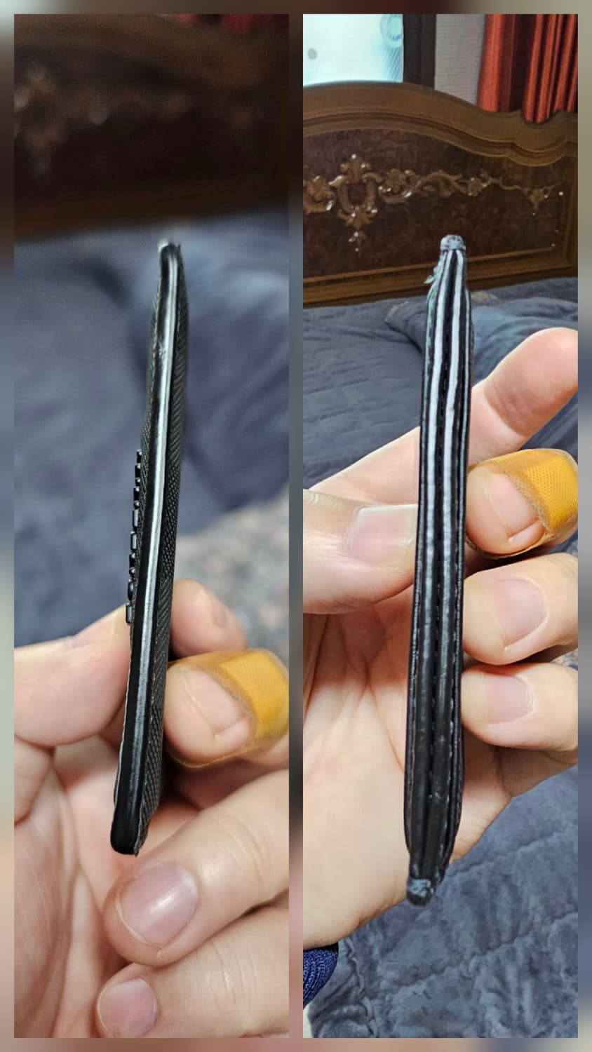 (정품) 신상 버버리 체크 카드지갑/남녀공용/차콜색상/개인  상품이미지5