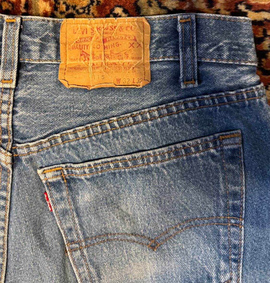 usa 빈티지 리바이스 501 데님 32"(30~31추천) (476) 상품이미지3