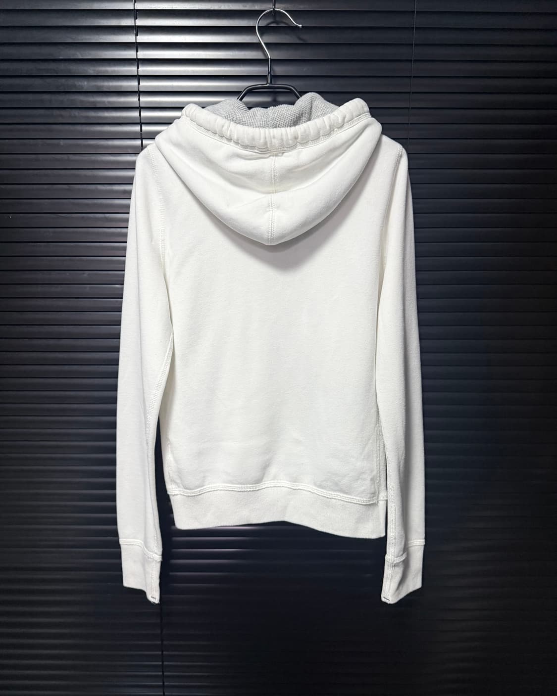 아베크롬비 화이트 흰색 스웻 후디 후드 집업 자켓 y2k m 95 빈티지 상품이미지4