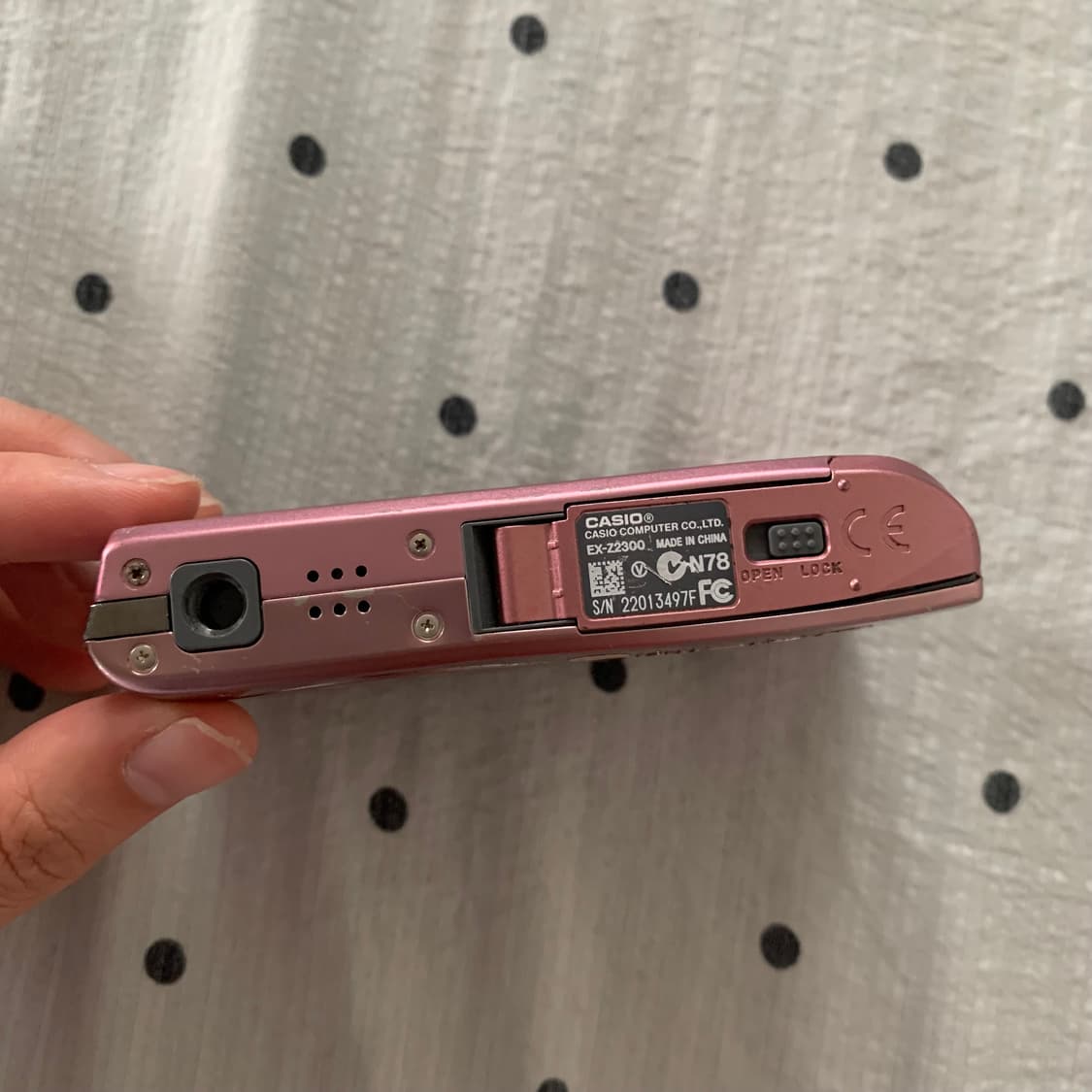 카시오 엑슬림 Z2300 핑크 빈티지 카메라  상품이미지7
