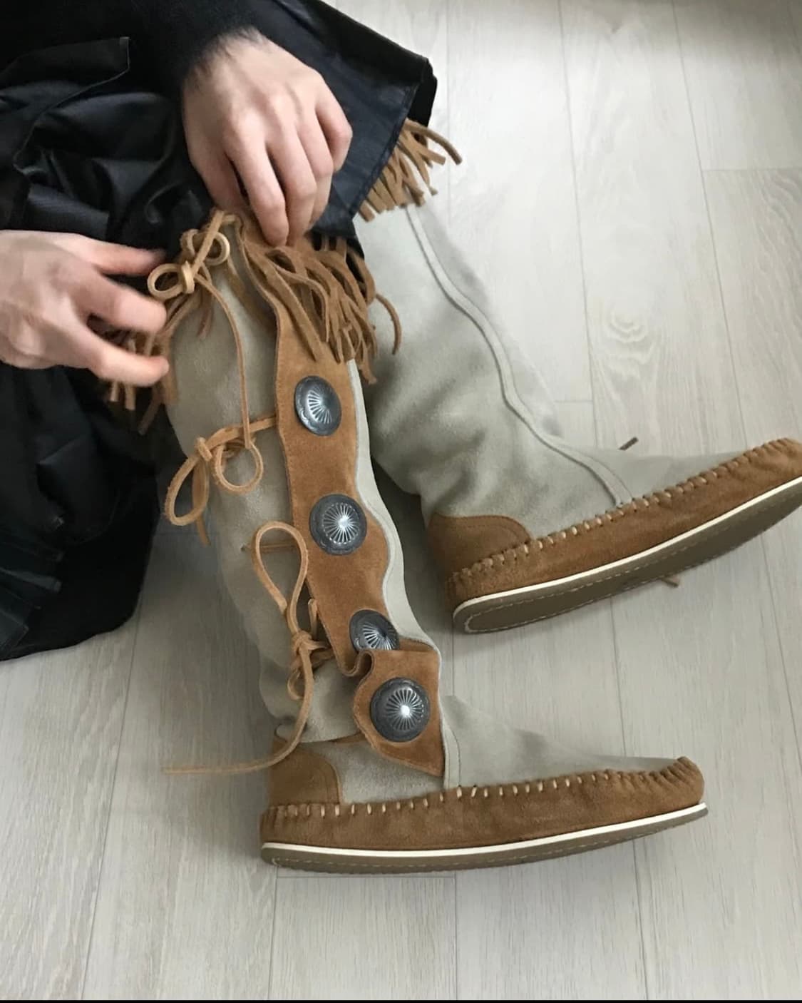 Vintage western tassel boots 상품이미지1