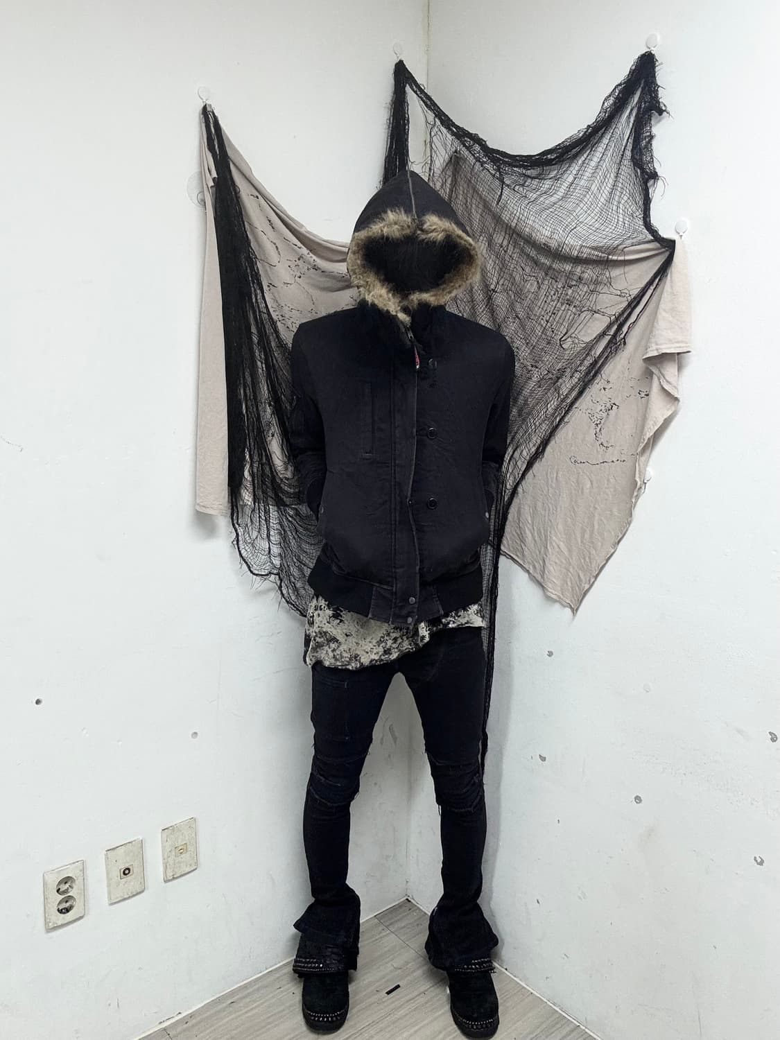 N2B Hoodie Fur&Zip Detail Jacket 상품이미지2