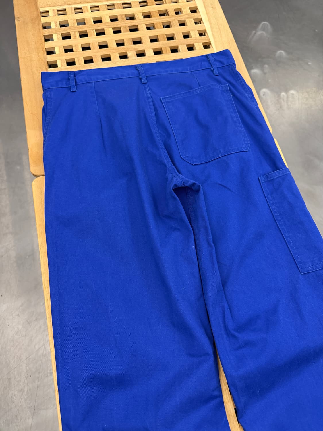 OLD VINTAGE WASHED BLUE FRENCH 프렌치워크팬츠 상품이미지9