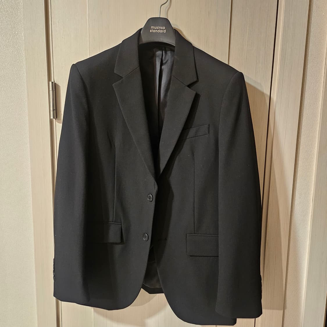 [새상품] 무신사스탠다드 - 릴렉스드 베이식 블레이저 [블랙 L] 상품이미지1