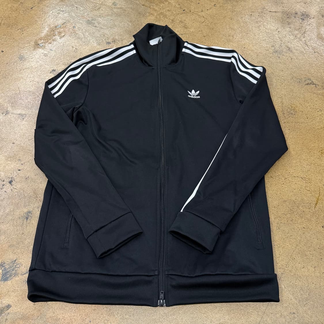 [정품/2XL] 아디다스 검흰 버켄바우어 삼선 트랙탑 블랙 져지 b14 상품이미지2