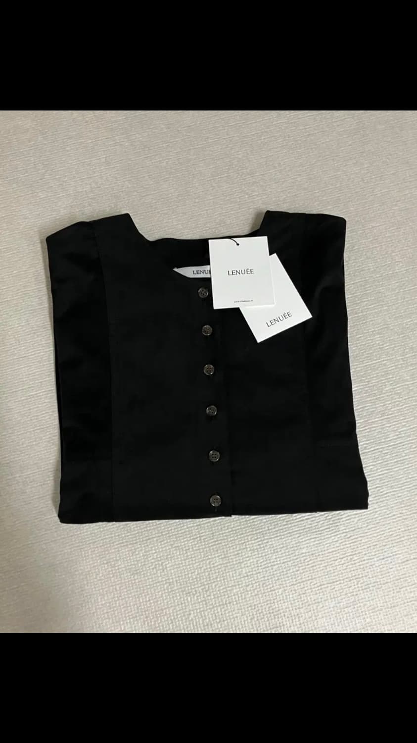 르누이 셔츠 블라우스 Blush button pointed shirt 상품이미지10