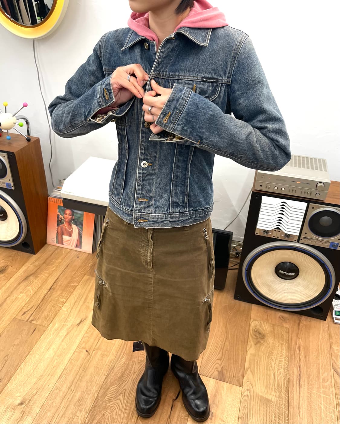 [XS] D&G 돌체앤가바나 데님 다운 자켓 상품이미지2