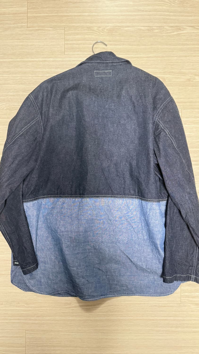 나이젤카본 10oz 데님 타입2 유틸리티 셔츠 46 s사이즈 상품이미지2