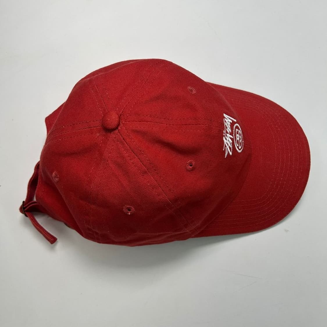 스투시 스탁 로우 프로 캡 레드 상품이미지2