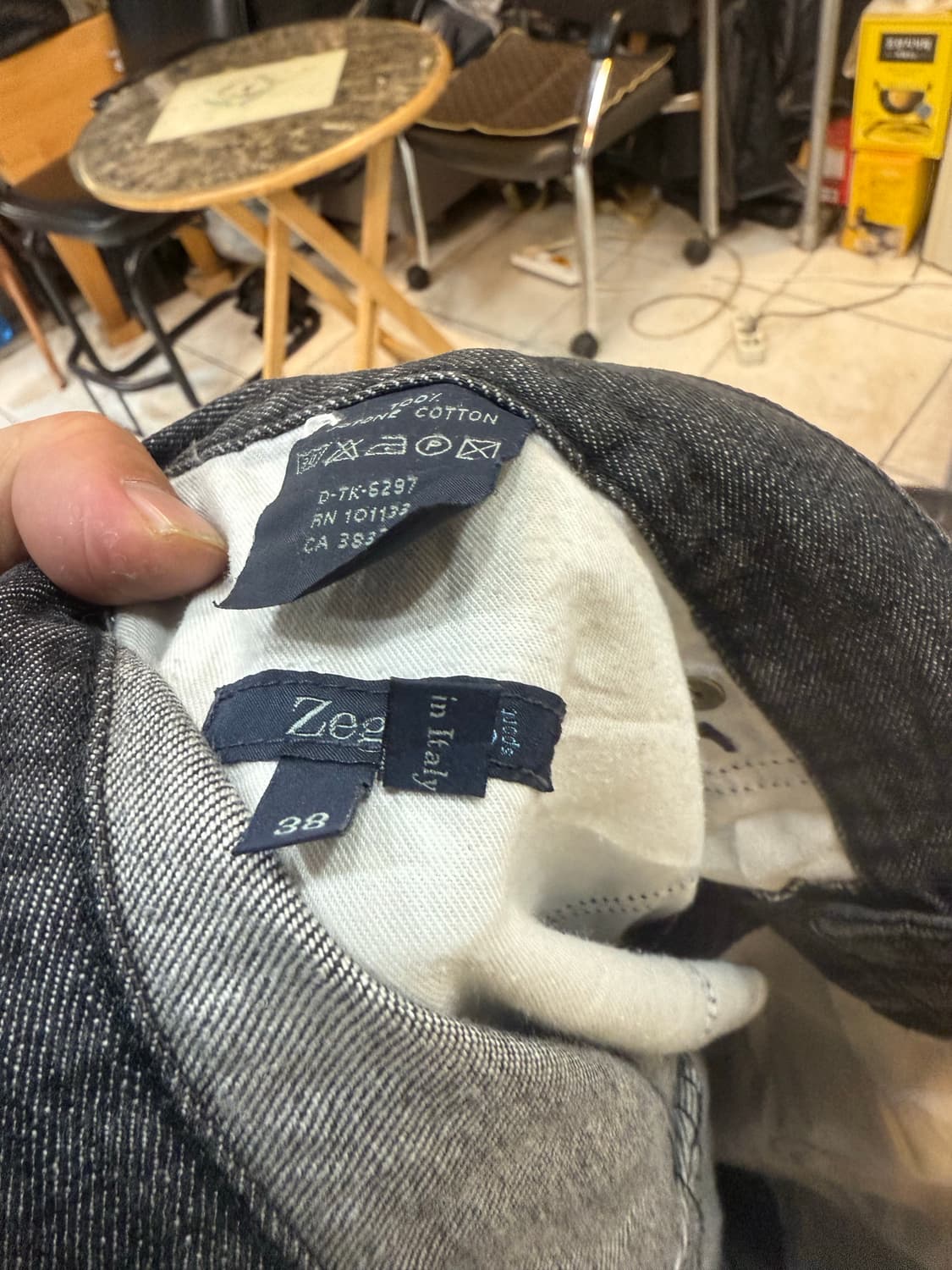 38 정품 제냐 블랙진 팝니다 상품이미지5