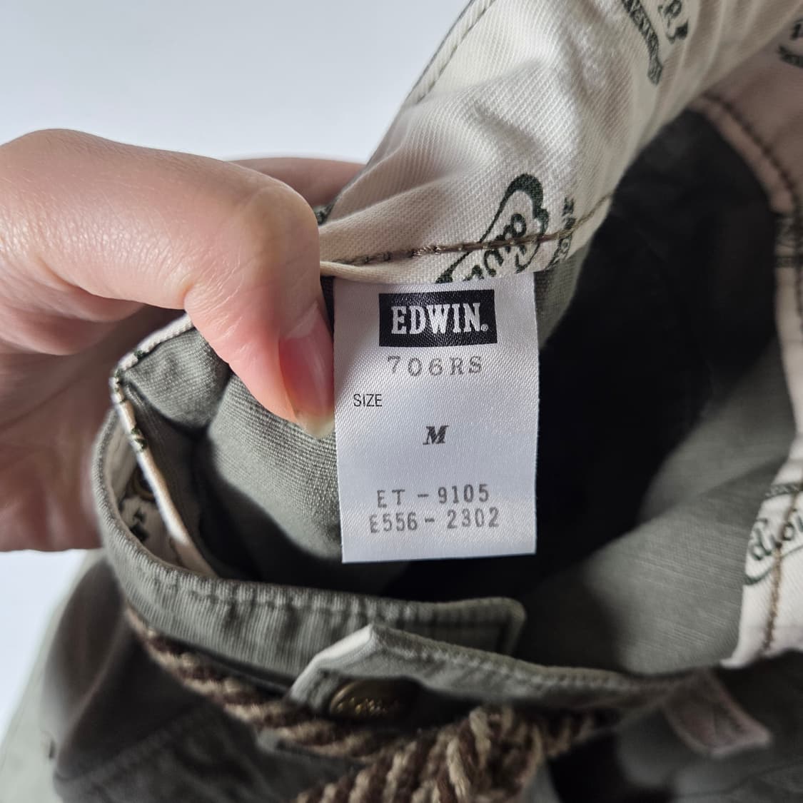 [EDWIN] 에드윈 706RS 밀리터리 코튼팬츠 상품이미지4