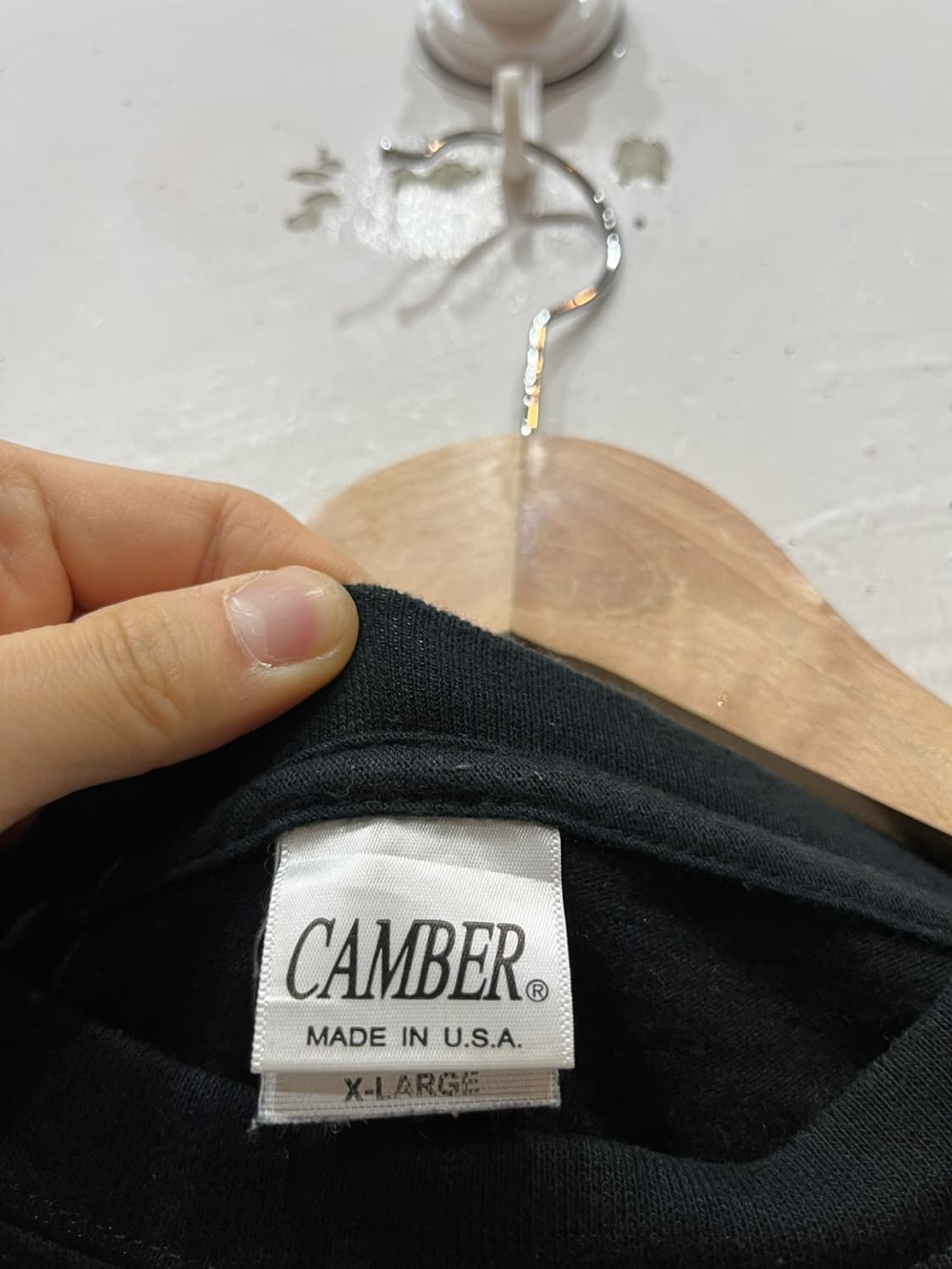 CAMBER 캠버 롱슬리브 블랙 Made in USA (XL) 상품이미지2