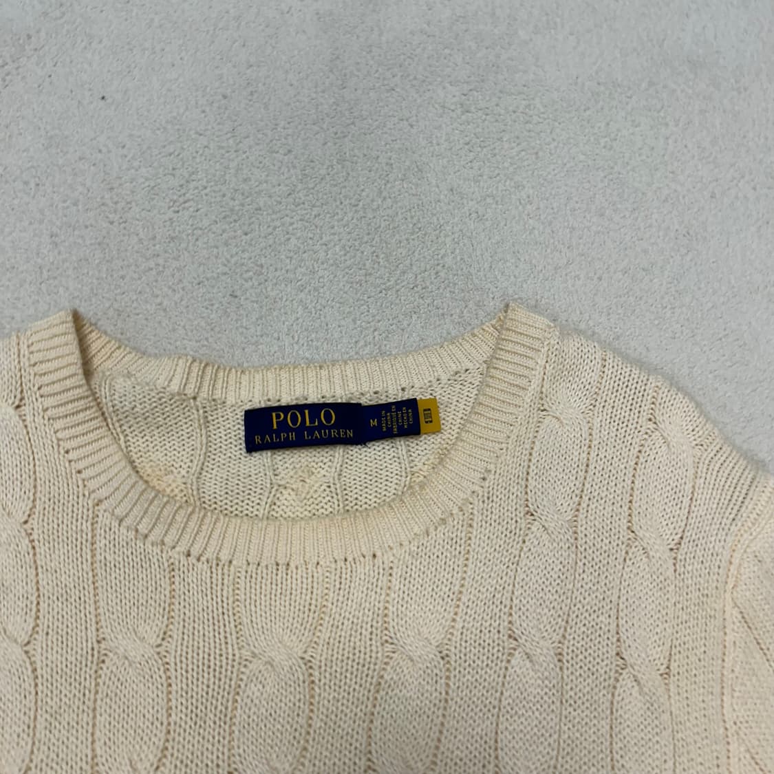 Polo ivory short-sleeve knit 상품이미지6