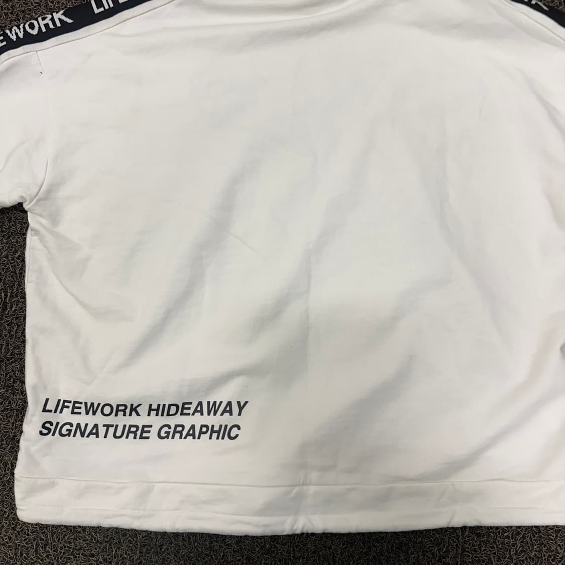 LIFEWORK 라이프워크 반팔 후드티 F 상품이미지7