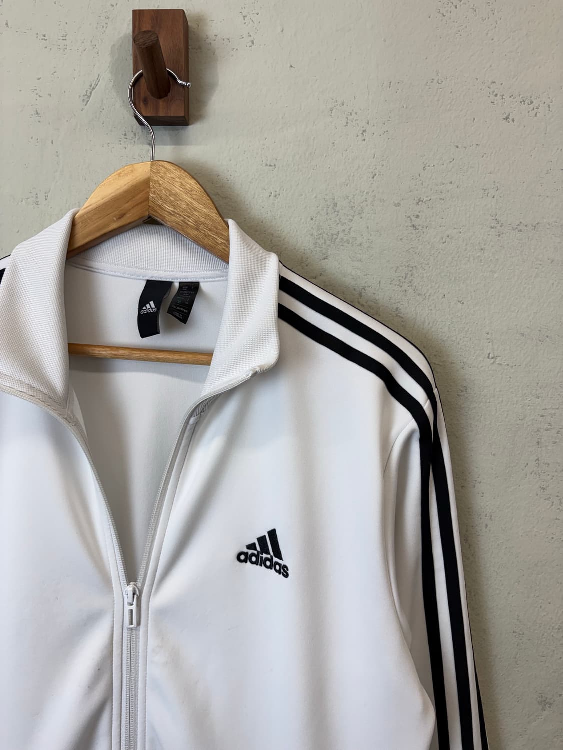 아디다스 화이트 삼선 트랙탑 져지 상품이미지2