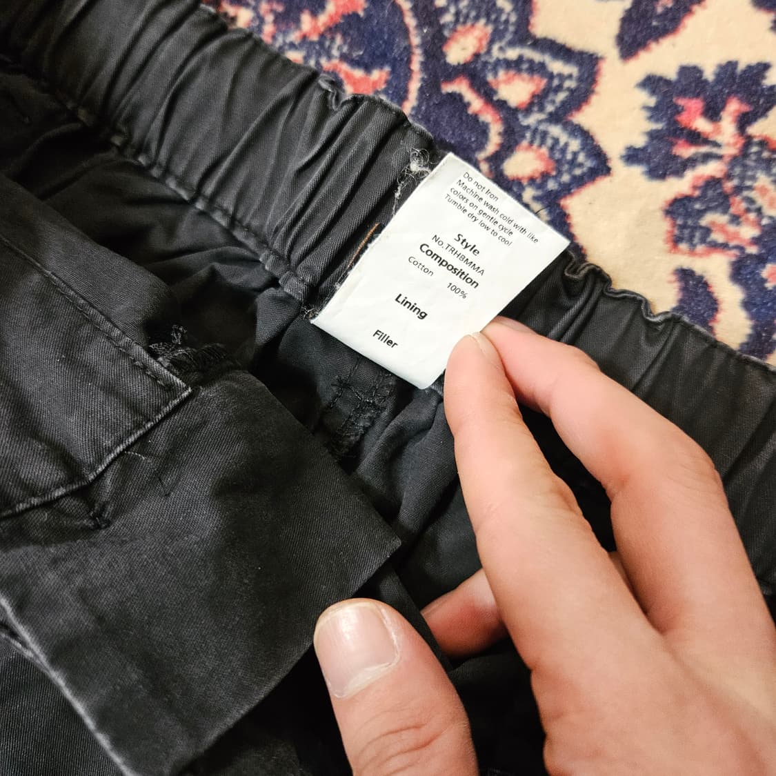 러기드하우스 다크 차콜 뒷밴딩 스트렙 카고팬츠
4XL  상품이미지7