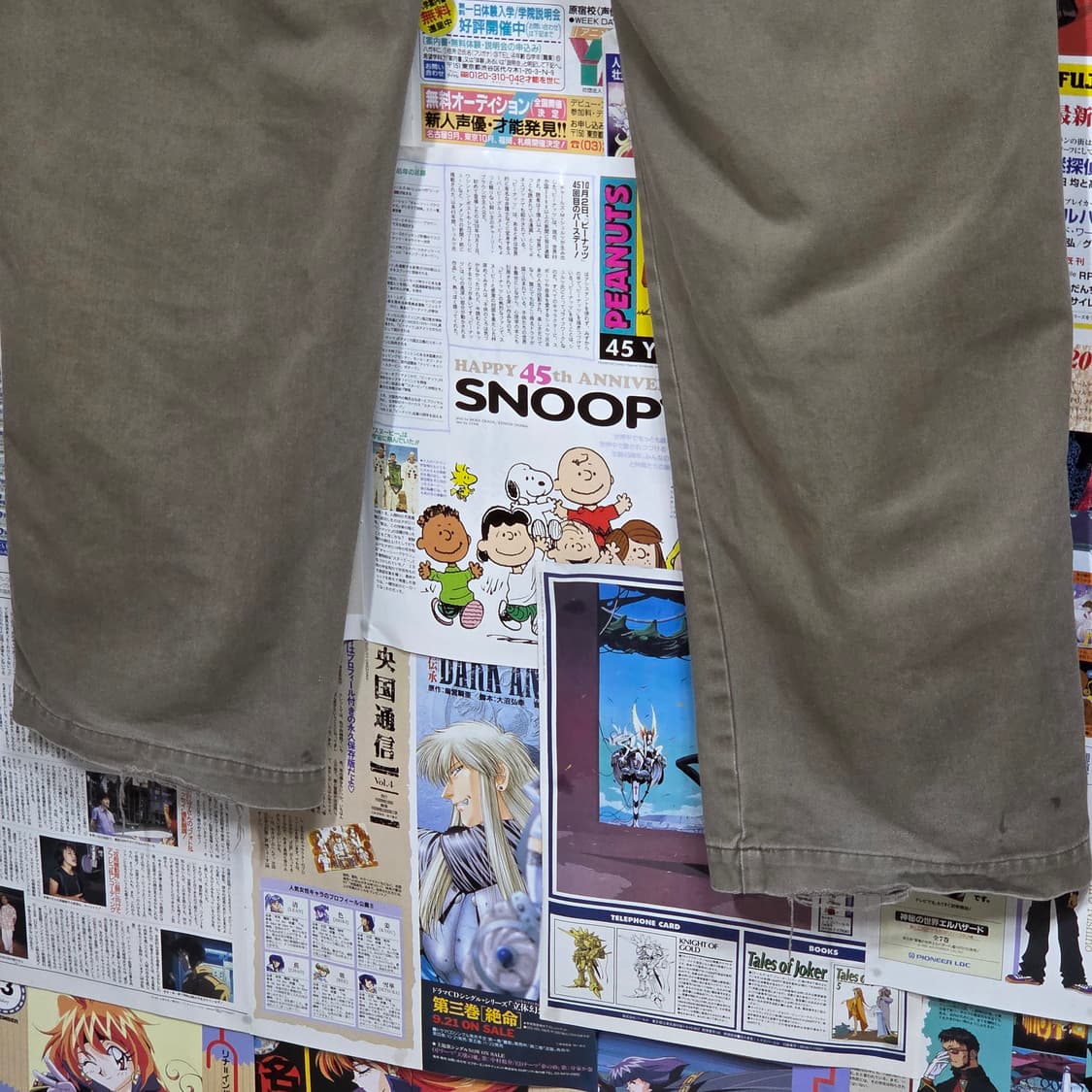 JPN 에디바우어 카키 베이지 카고 코튼 팬츠 상품이미지7