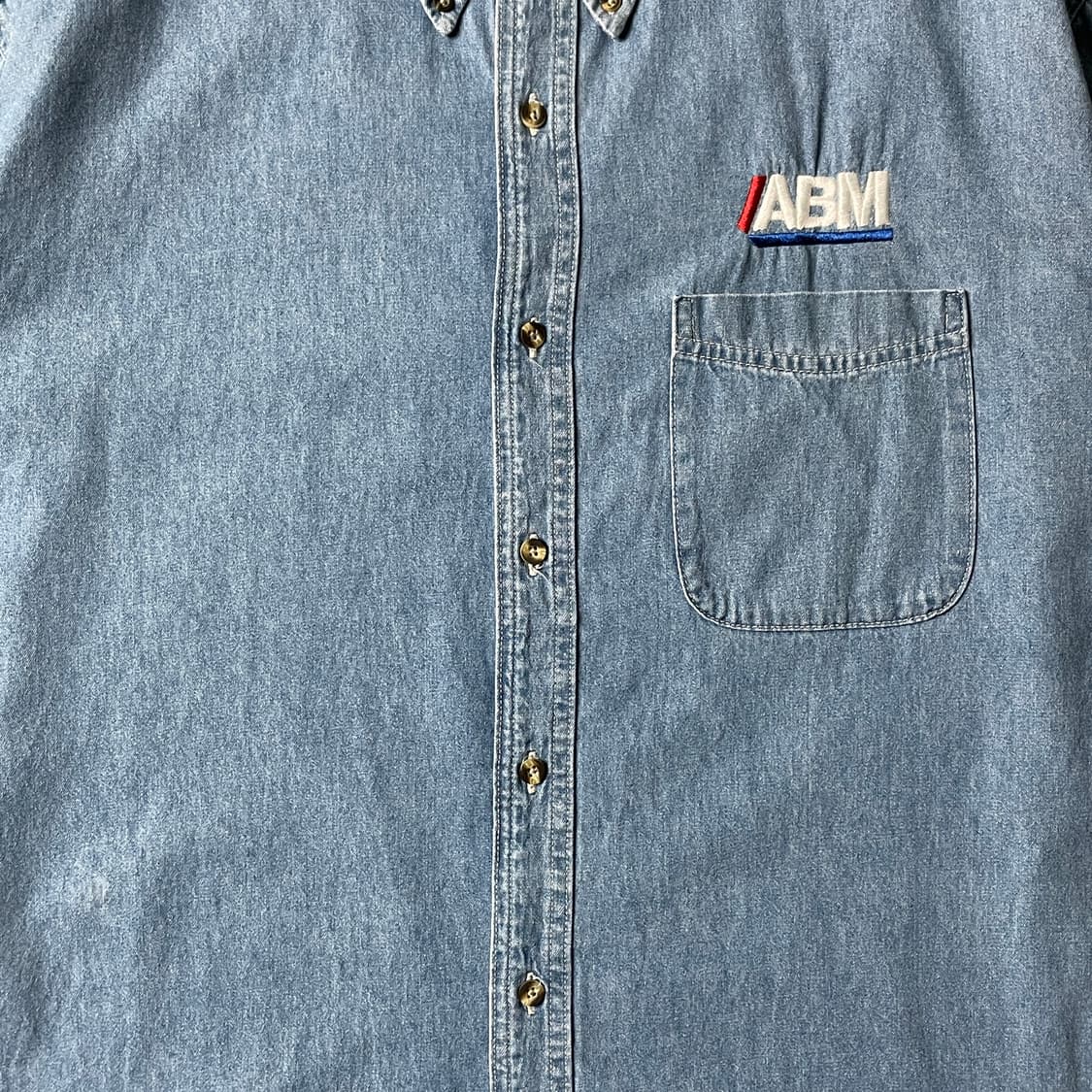 PORT AND COMPANY 빈티지 코튼 데님 셔츠 A00712 상품이미지3