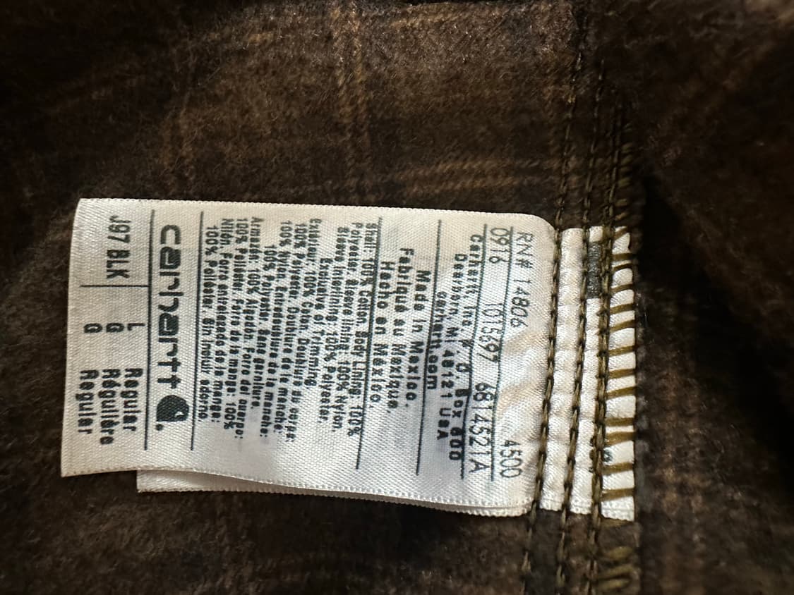 칼하트 디트로이트 j97 blk L 상품이미지5