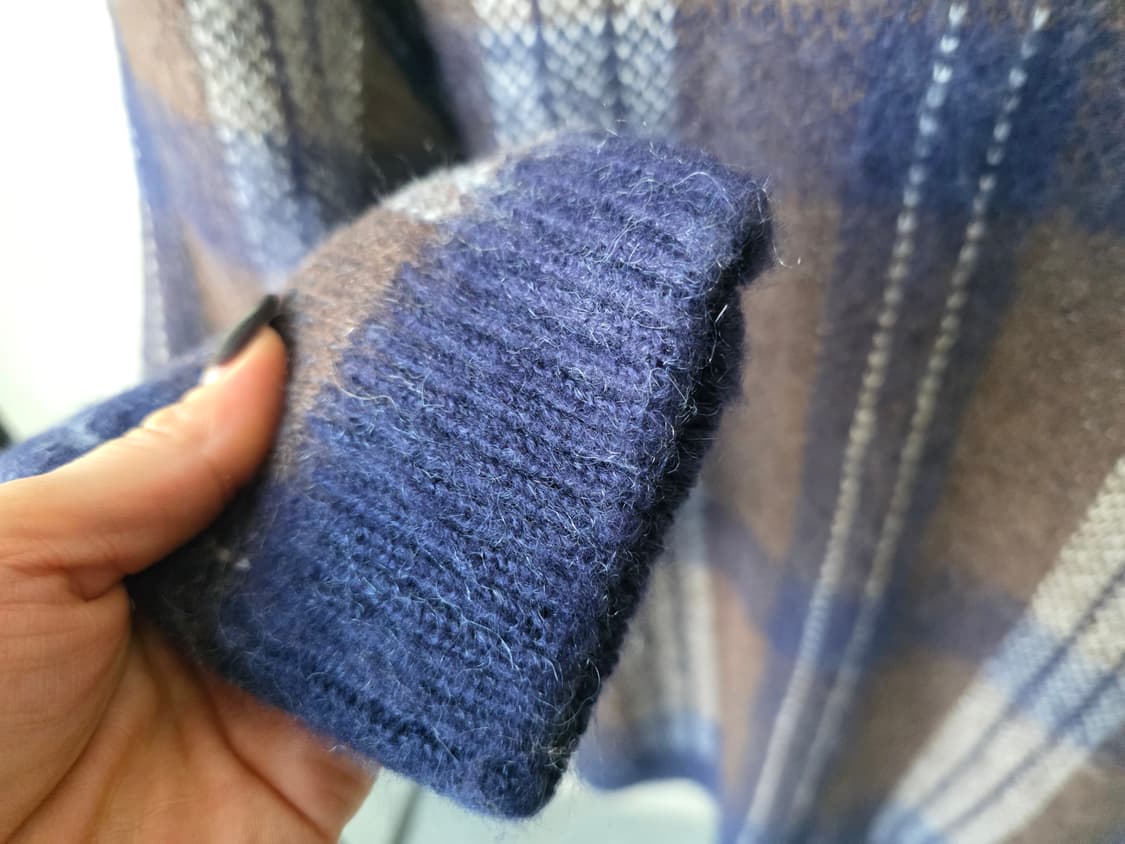 남자 체크니트 상품이미지3