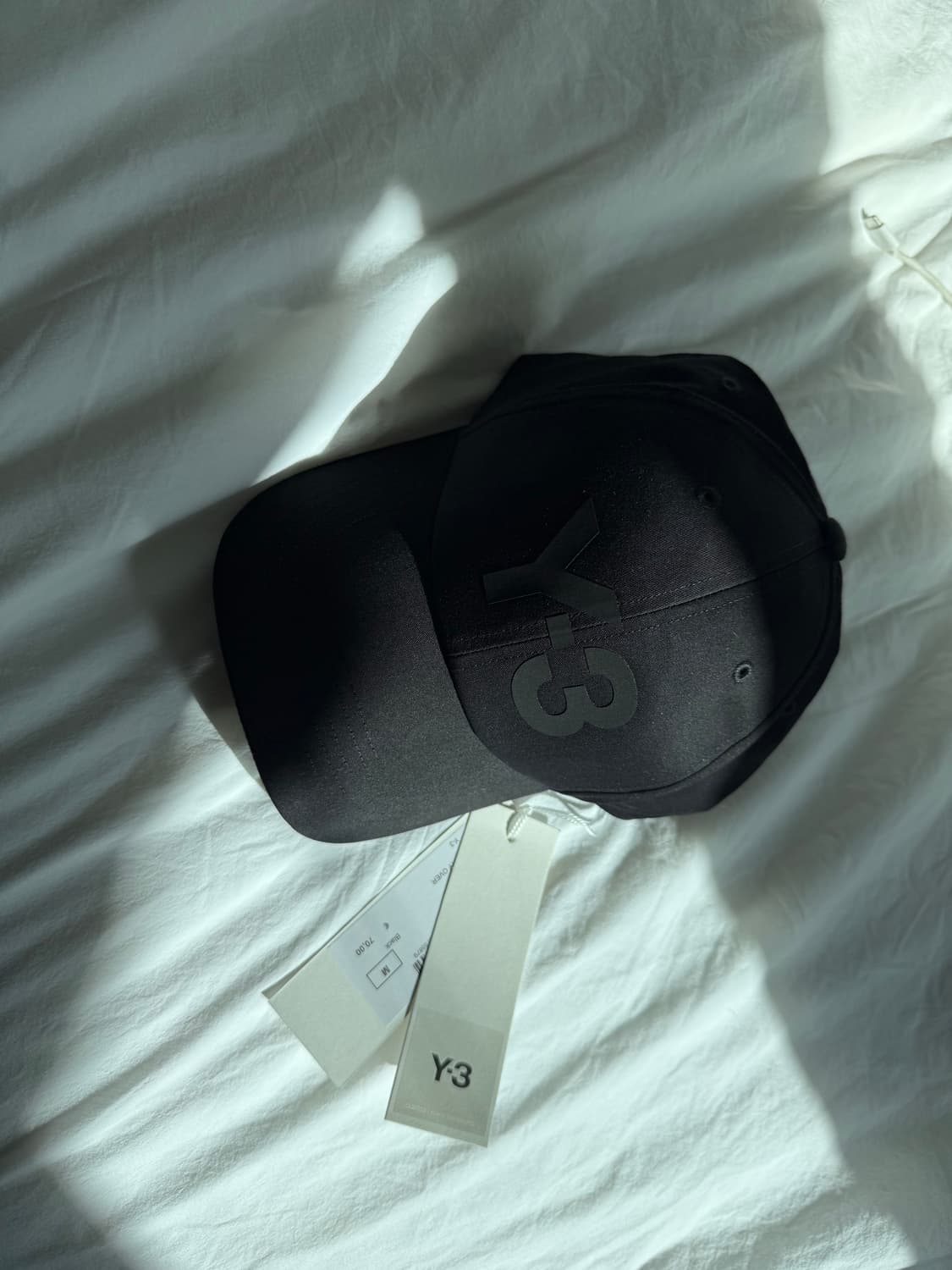 y-3 로고 캡 블랙 검정 모자 OSFM 상품이미지2