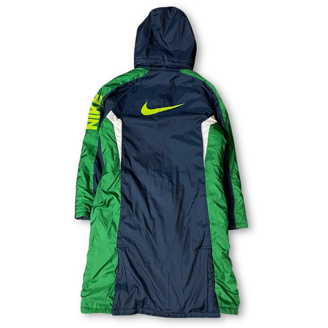 나이키 네이비 그린 폴리 롱자켓 M 상품이미지2