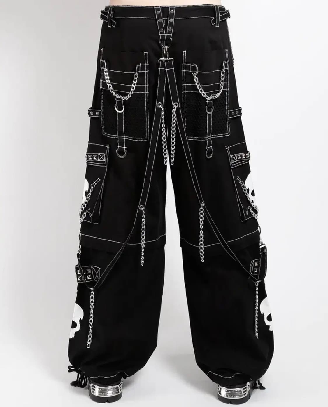 트립 Tripp nyc 슈퍼스컬 다크스트릿 체인 팬츠 L 고스펑크  상품이미지2