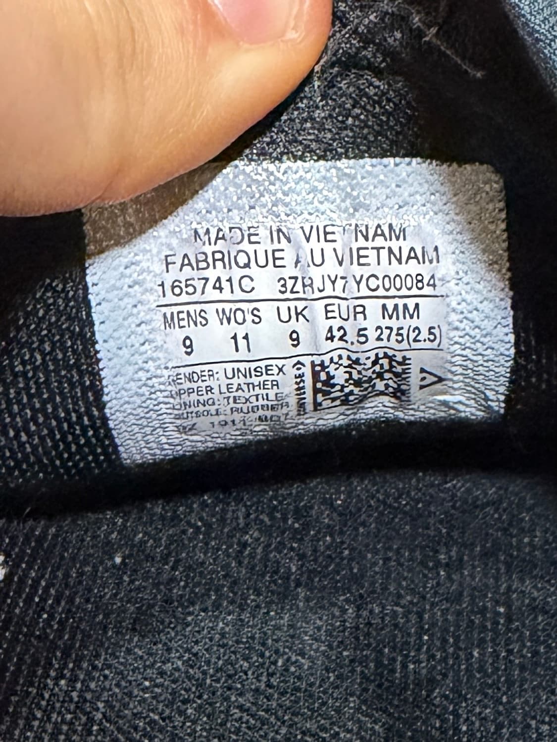 급처 컨버스 원스타 로우 한별 블랙 275 상품이미지5