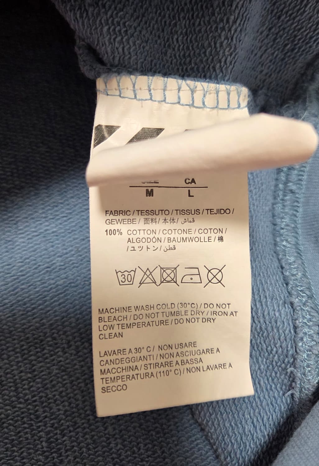 오프화이트 프린트 맨투맨  상품이미지8