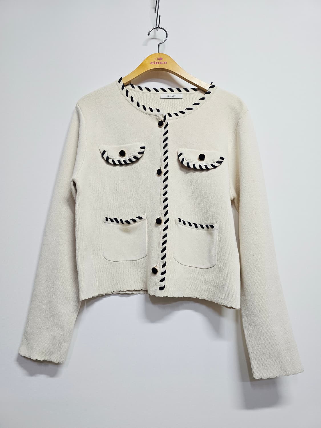 JJ지고트 아이보리  가디건 상품이미지1