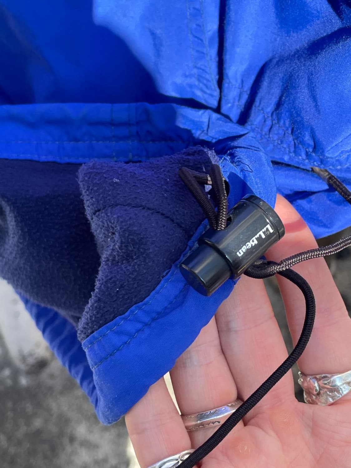 90s L.L.Bean Inner Fleece Lined Anorak 상품이미지4